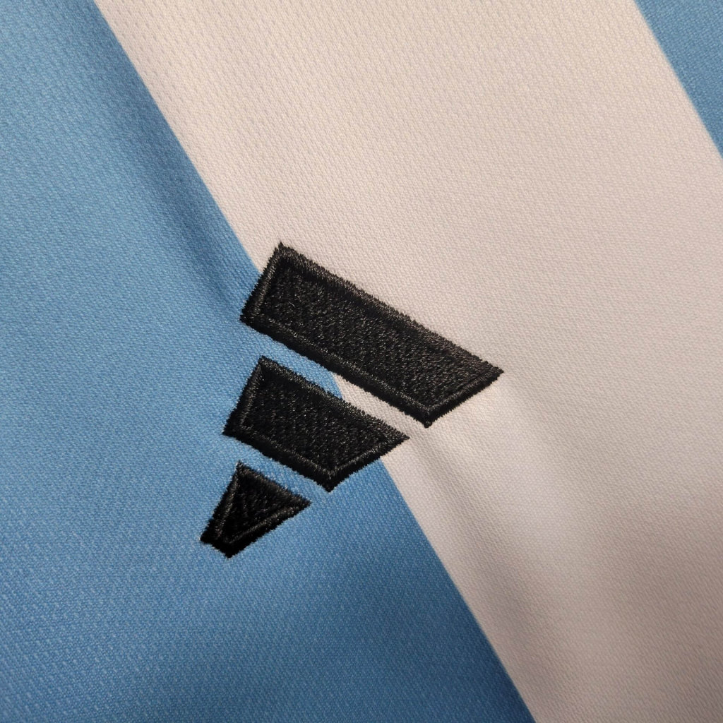 Argentina 3 Stars 22-23 Home Long Sleeve Jersey - Fans Version
