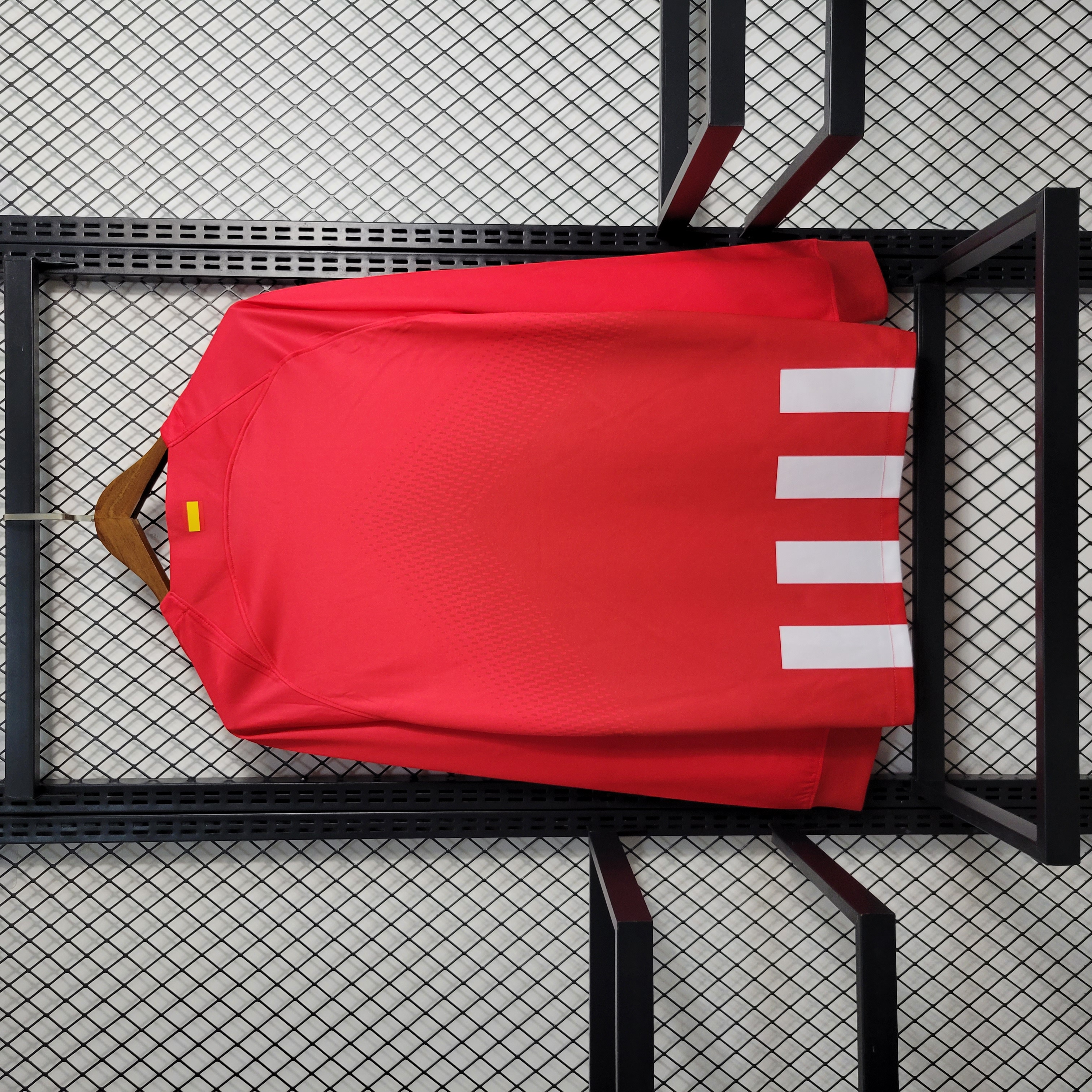 23/24 Atletico Madrid Home Long Sleeve Fans Jersey
