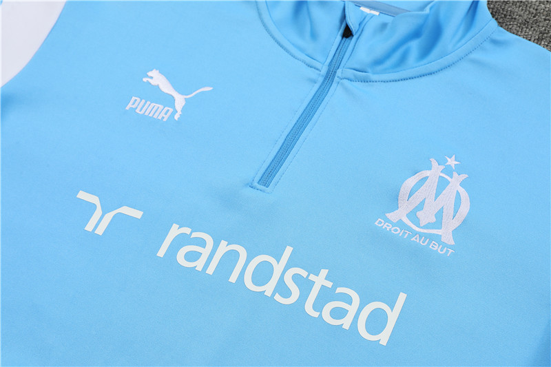 Marseille 23-24 Long Sleeve Training Set -Blue and White