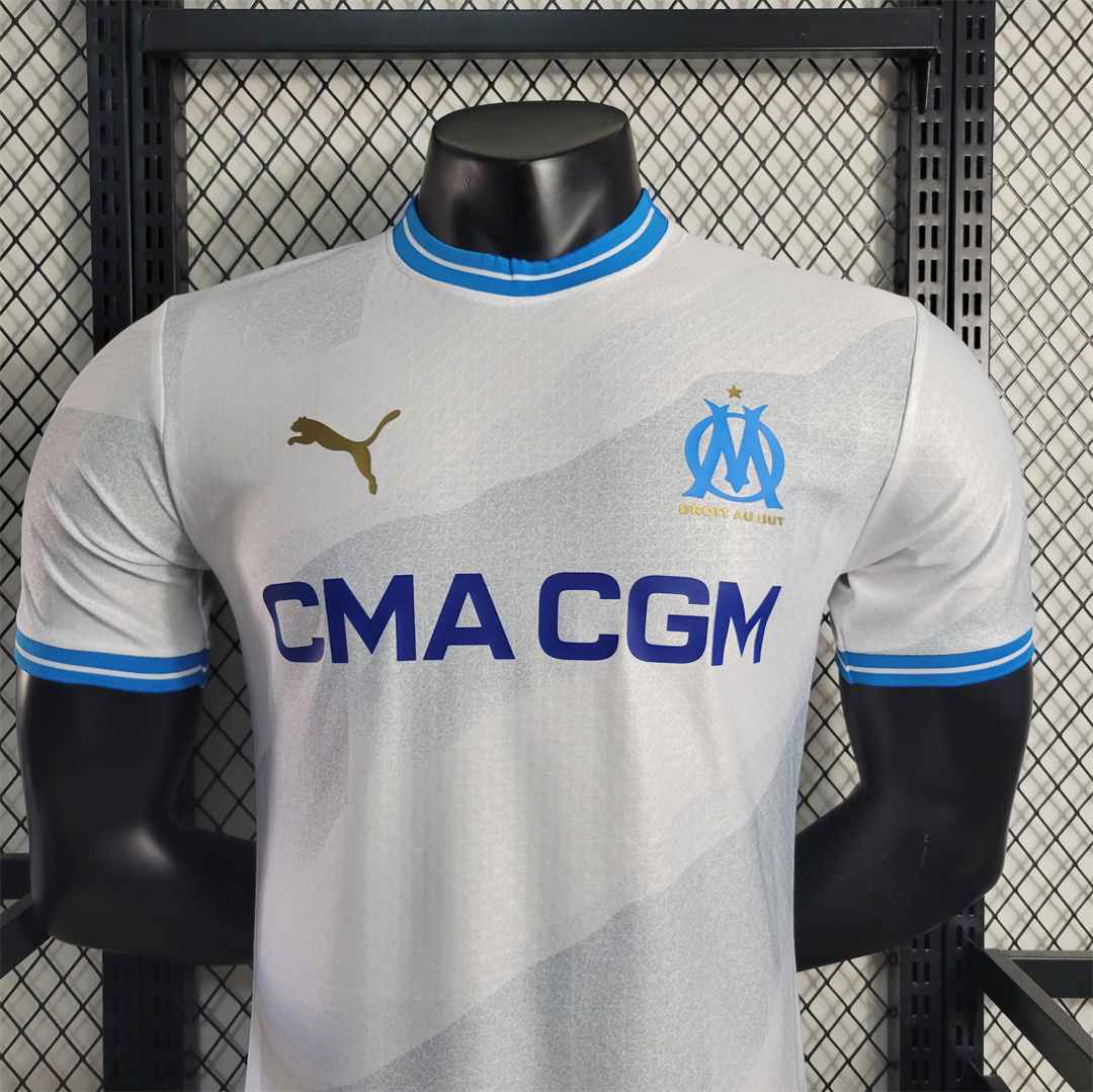 Marseille 23-24 Home Stadium Jersey - Player Version