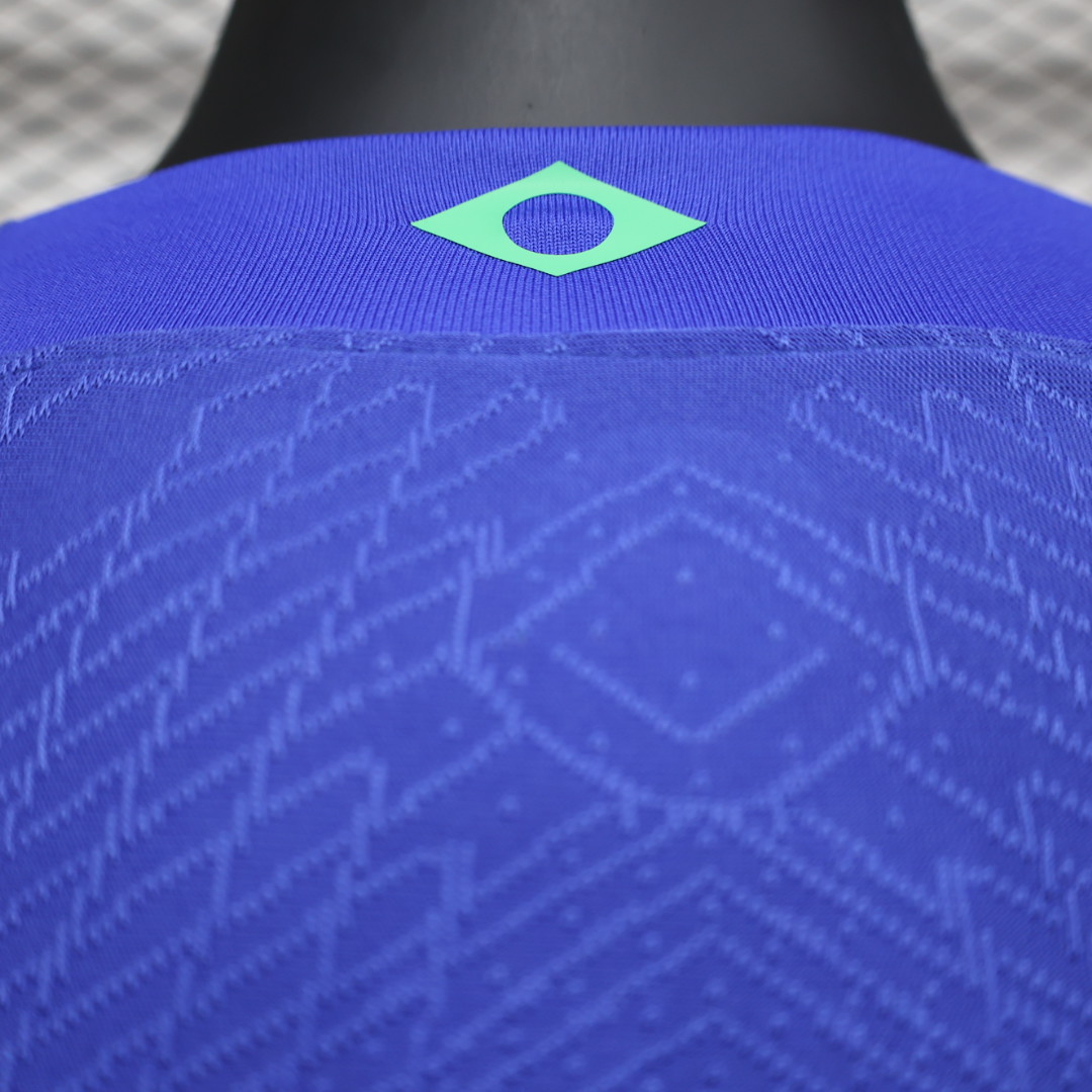 Brazil 22-23 Away Long Sleeve Jersey - Player Version