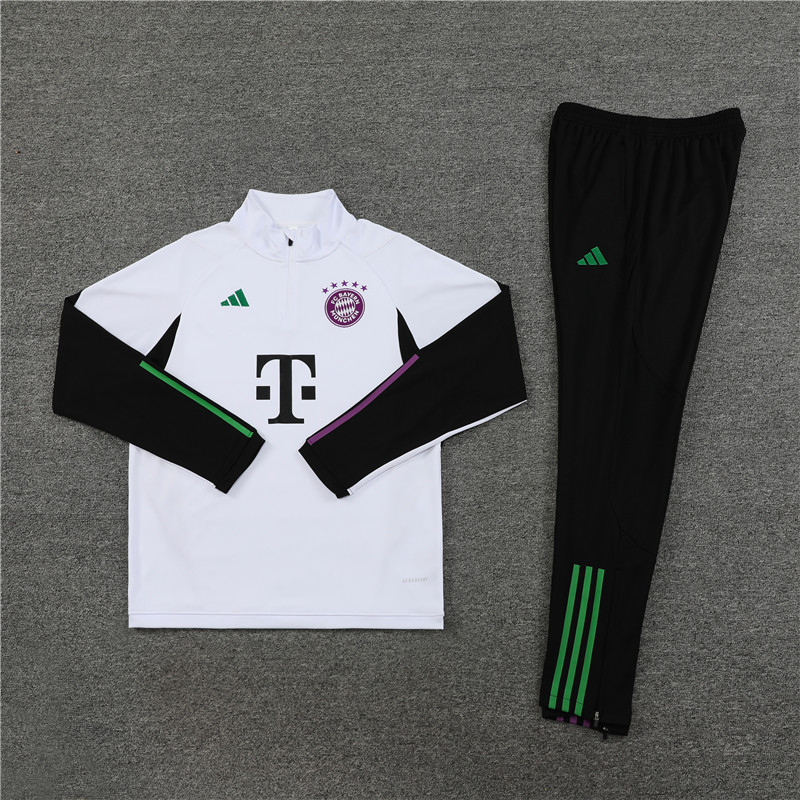 Bayern Munich 23-24 Long Sleeve Training Set -White