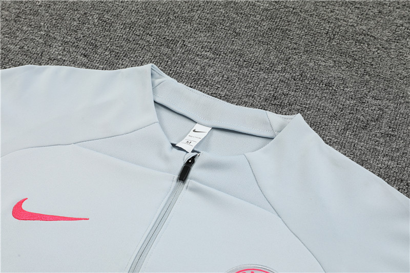 Paris Saint-Germain PSG 23-24 Long Sleeve Training Set -Light Grey