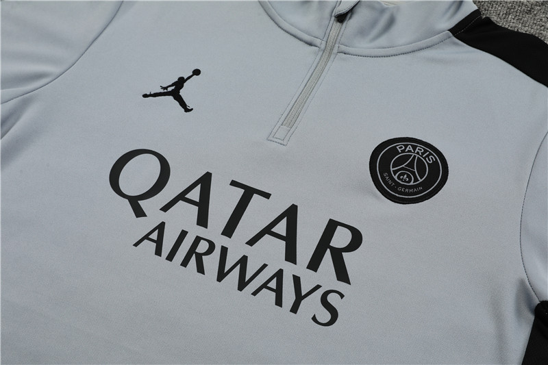 Paris Saint-Germain PSG 23-24 Long Sleeve Training Set -Light Gray