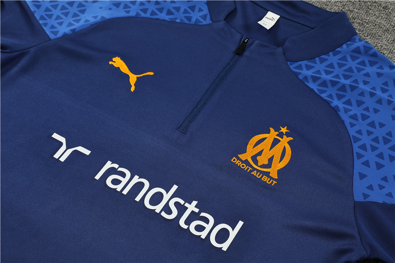 Marseille 23-24 Long Sleeve Training Set -Royal Rlue