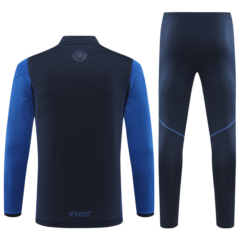 Algeria 23-24 Long Sleeve Training Set -Black and Blue
