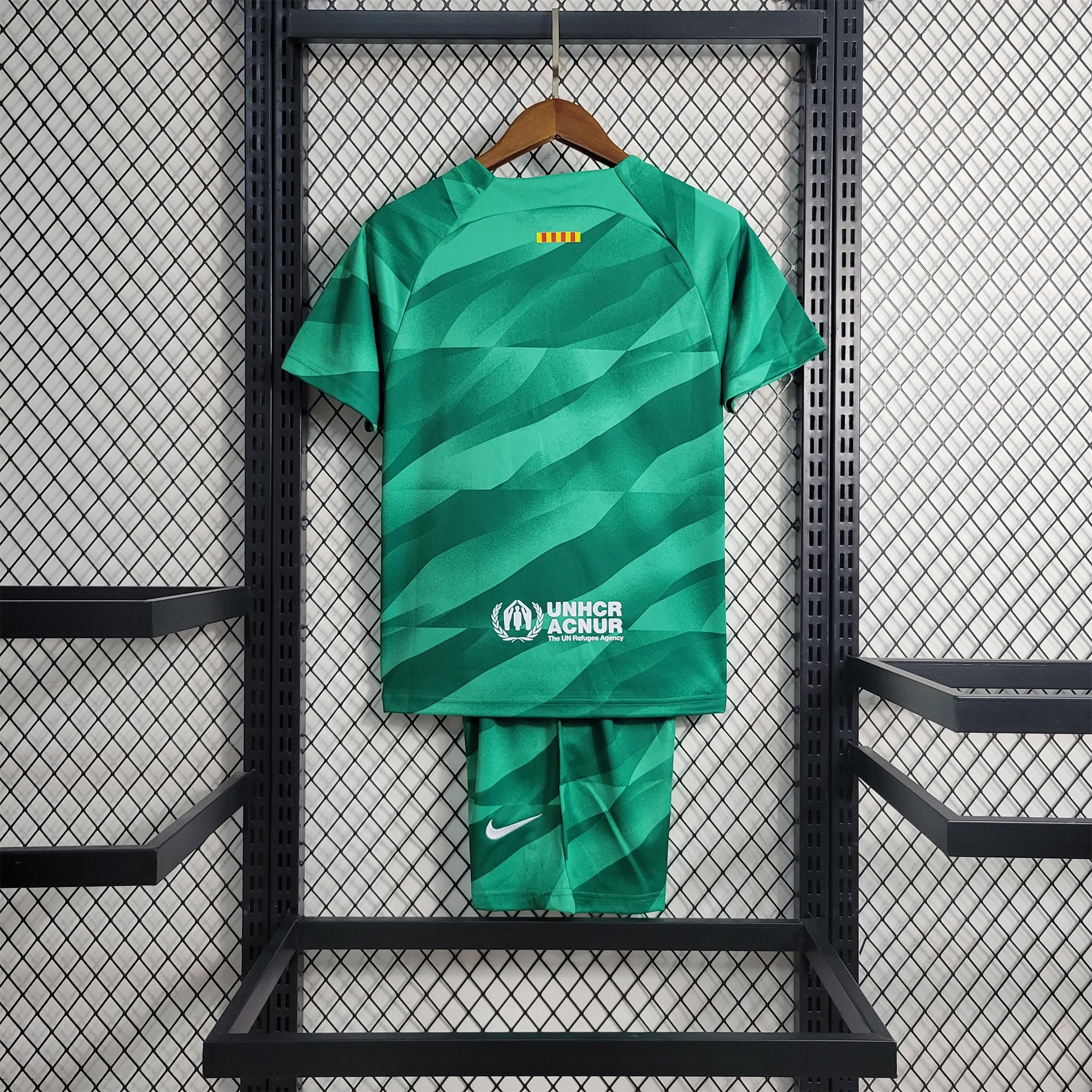B.A.R.S.A 23-24 Green Goalkeeper Kids Kit