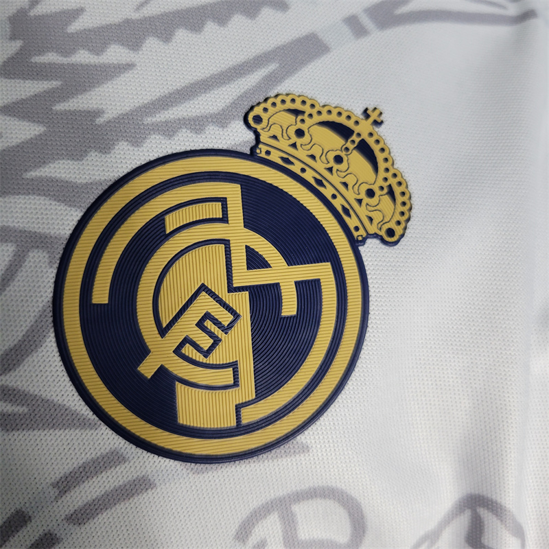 23/24 Real Madrid White Dragon Jersey - Player Version