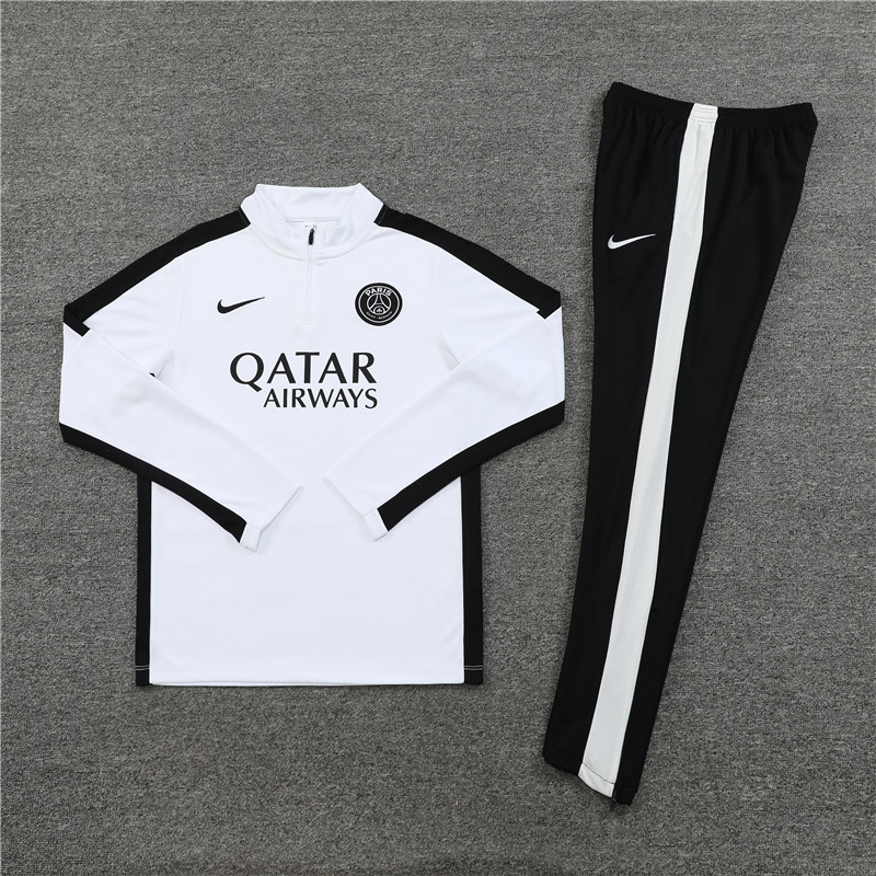 Paris Saint-Germain PSG 23-24 Long Sleeve Training Set -White