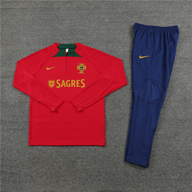 Portugal 23-24 Long Sleeve Training Set -Red
