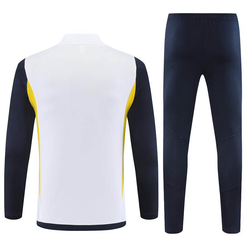 Real Madrid 23-24 Kids Long Sleeve Training Set White