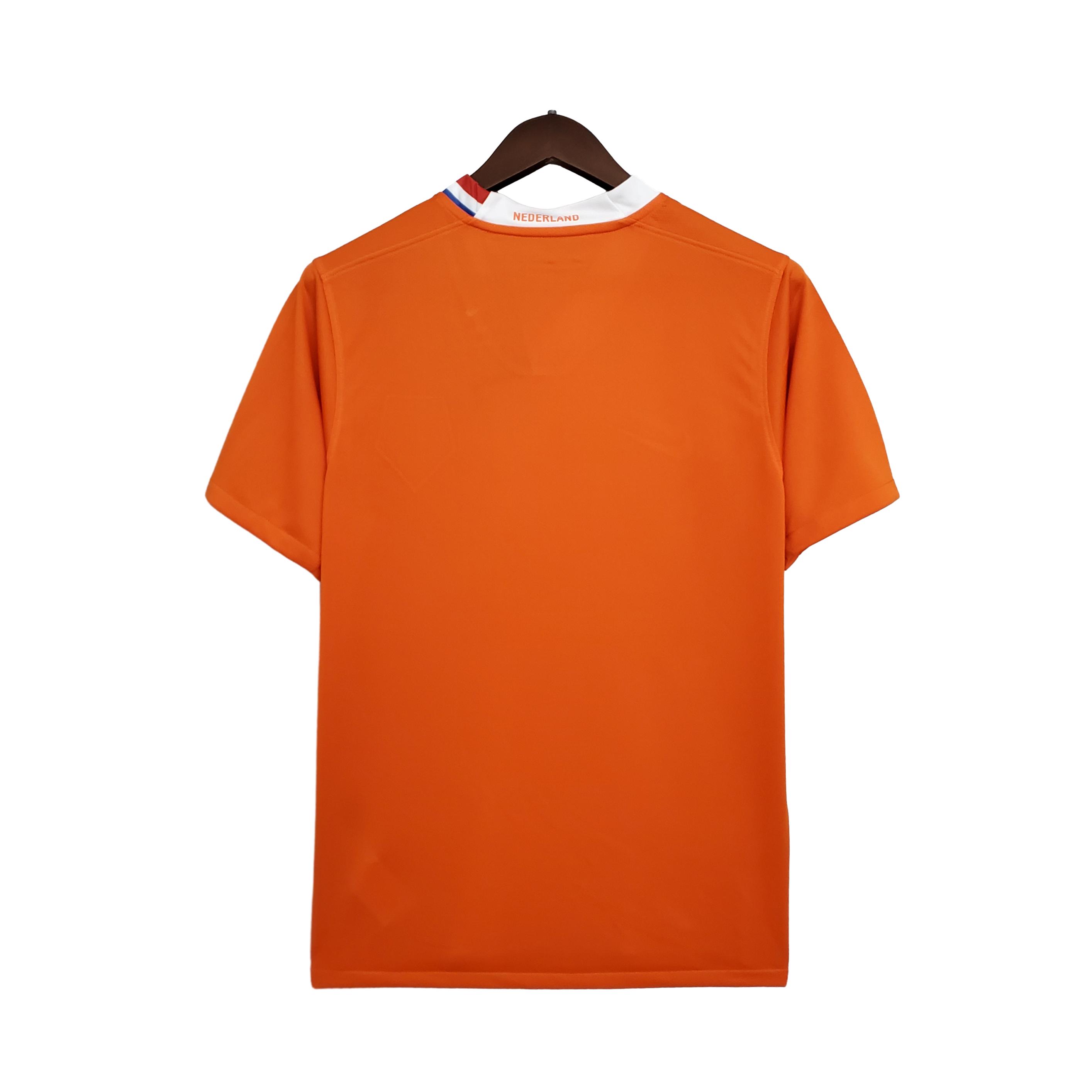 Retro Netherlands 2008 Home Stadium Jersey