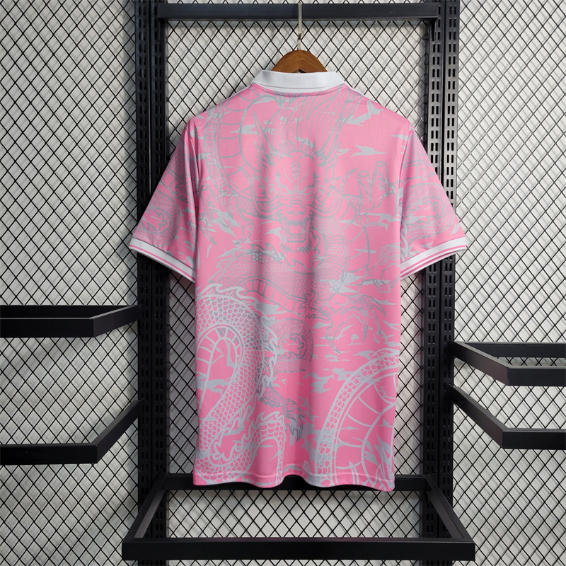 23/24 Real Madrid Dragon Pink Jersey - Fans Version