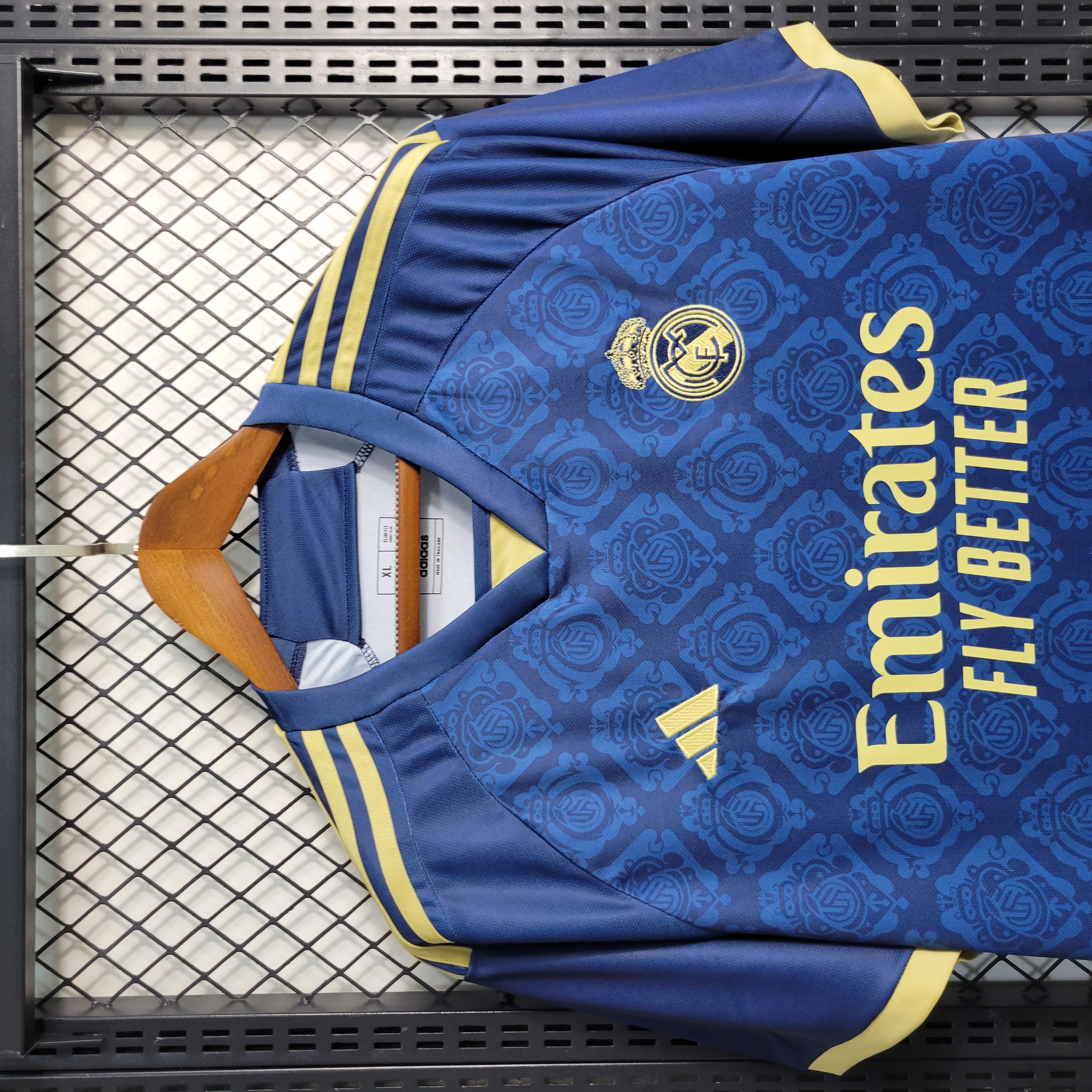 23-24 Real Madrid Blue Jersey - Fans Version