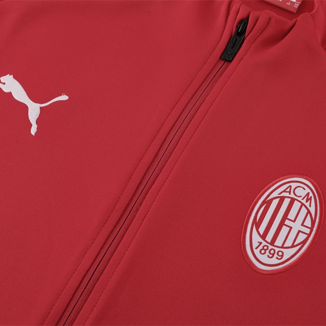 AC Milan 23-24 Jacket Training Tracksuit - Red