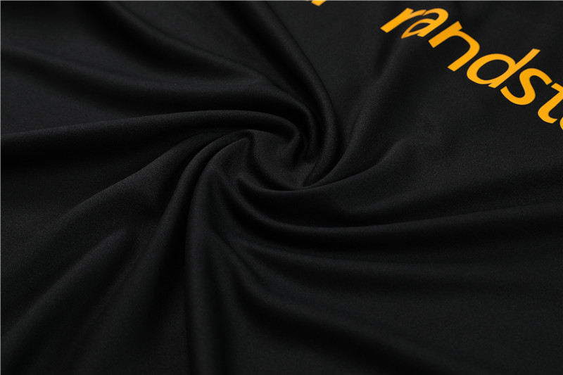 Marseille 23-24 Long Sleeve Training Set -Black and Yellow