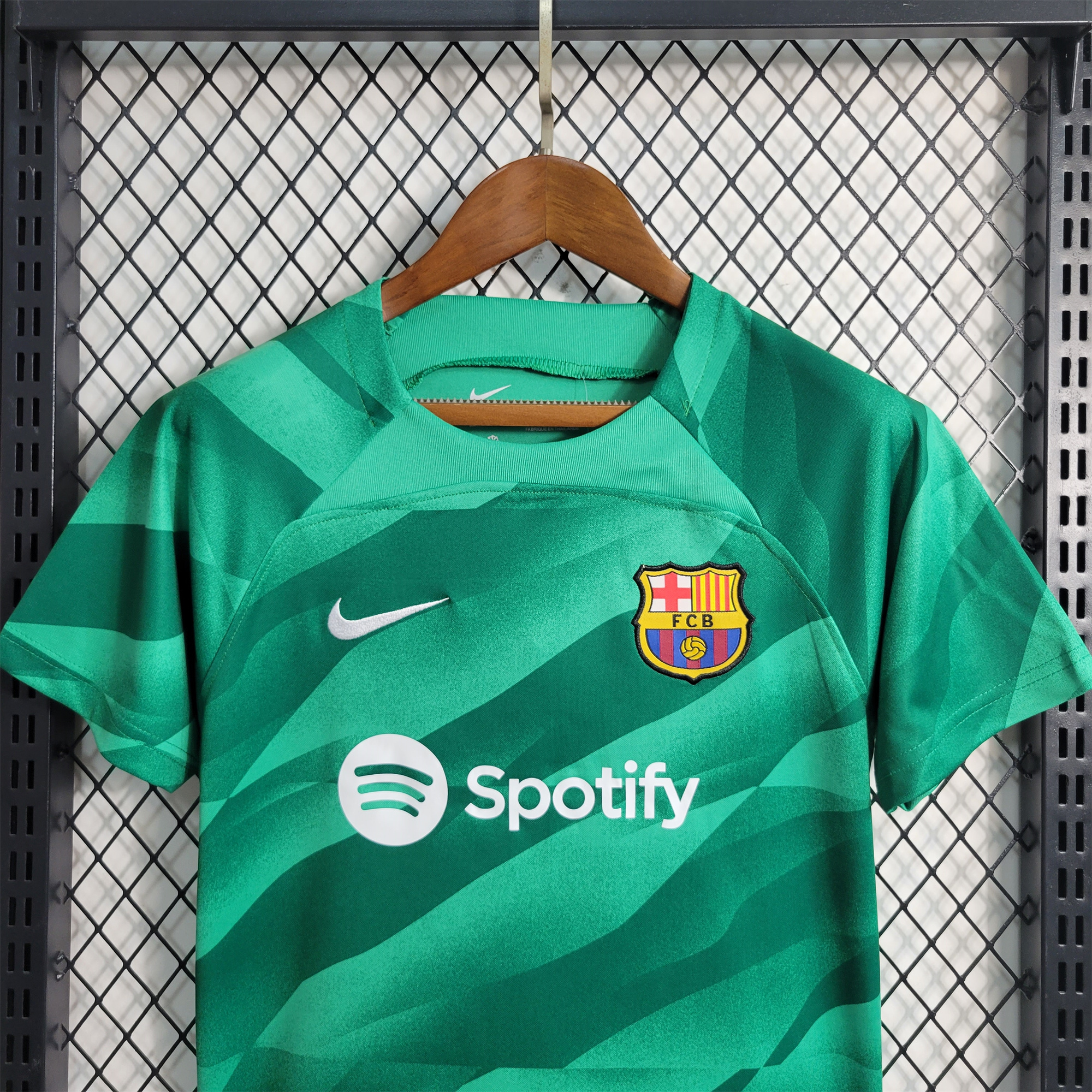 B.A.R.S.A 23-24 Green Goalkeeper Kids Kit