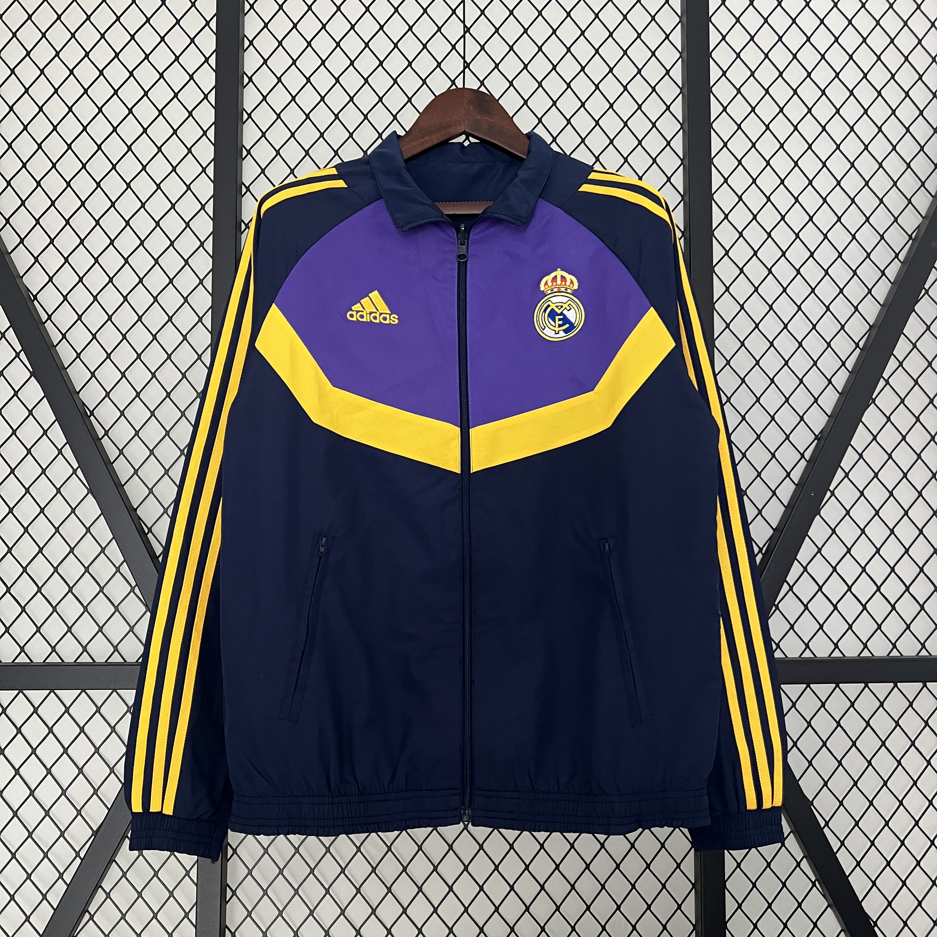 Real Madrid 23-24 Double Sided Windbreaker - Royal Blue