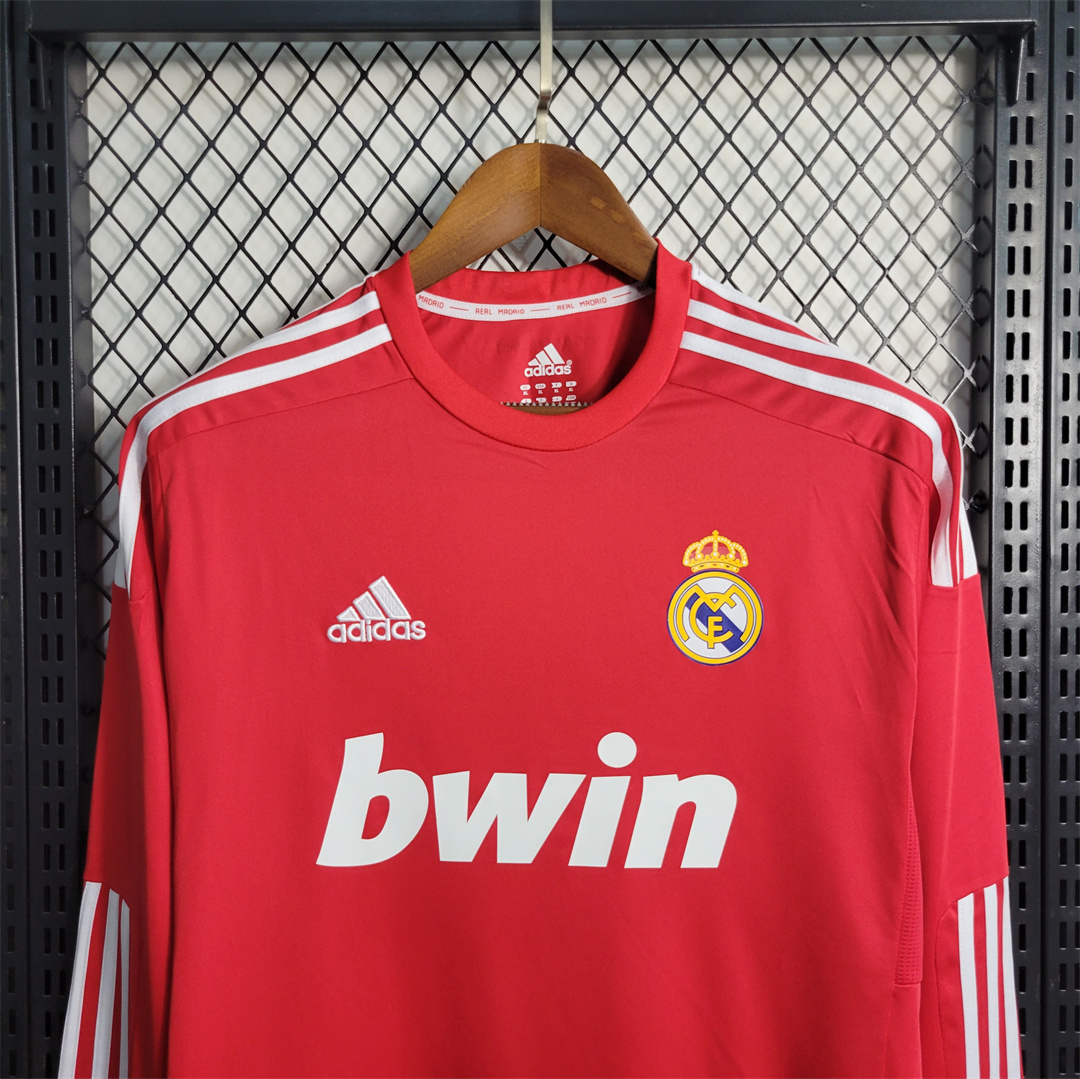 Real Madrid Retro 11-12 Third Away Long Sleeve Jersey