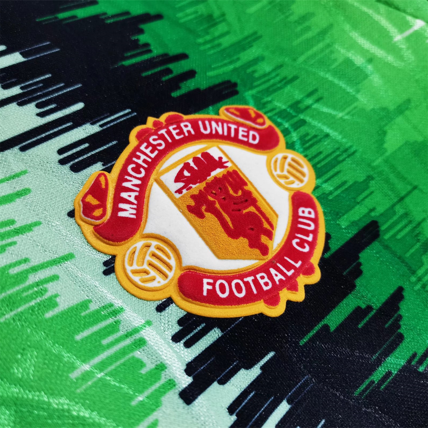 Manchester United Retro 1990/91 Goalkeeper Green Long Sleev Jersey