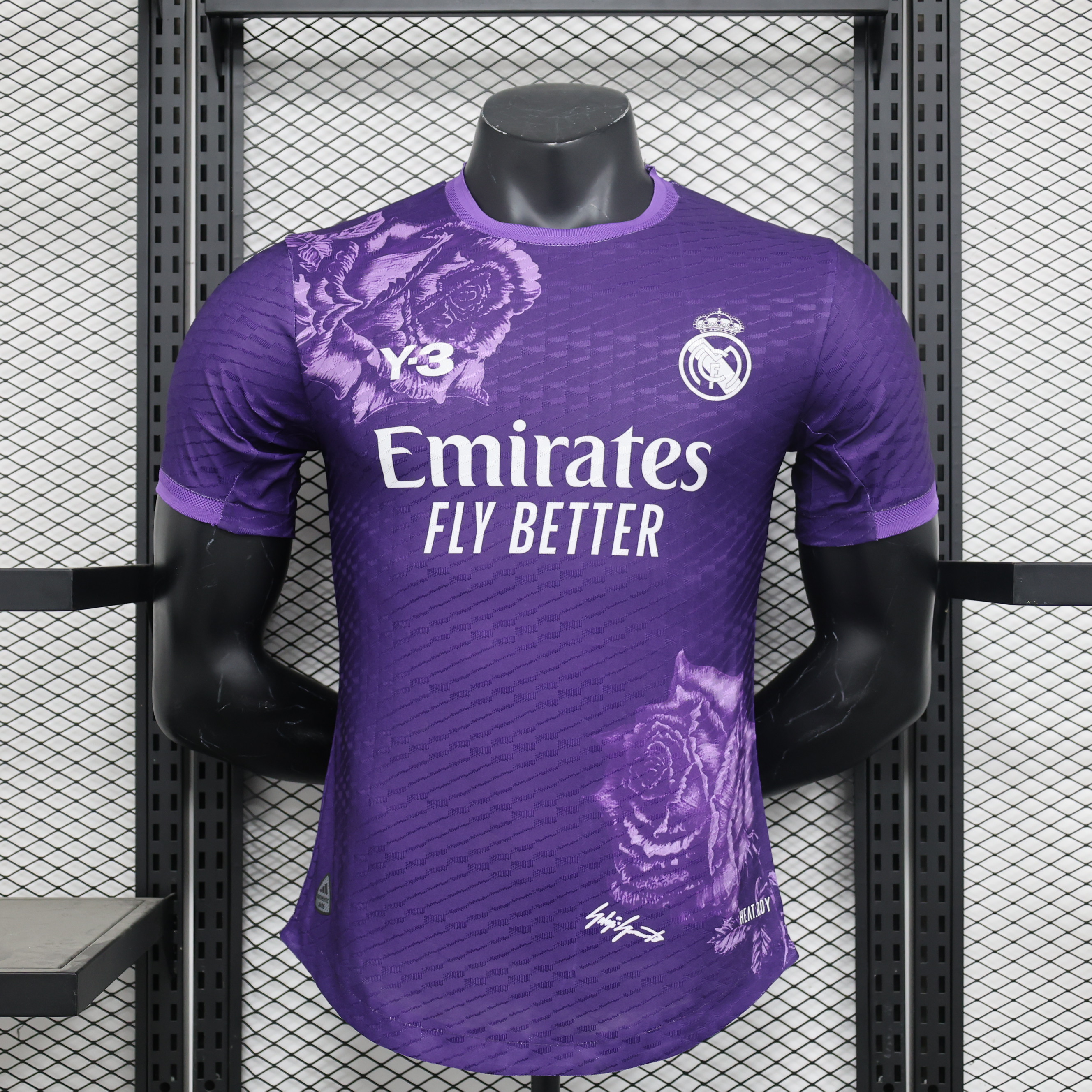 Real Madrid 23-24 Y3 Purple Special Edition Jersey - Player Version