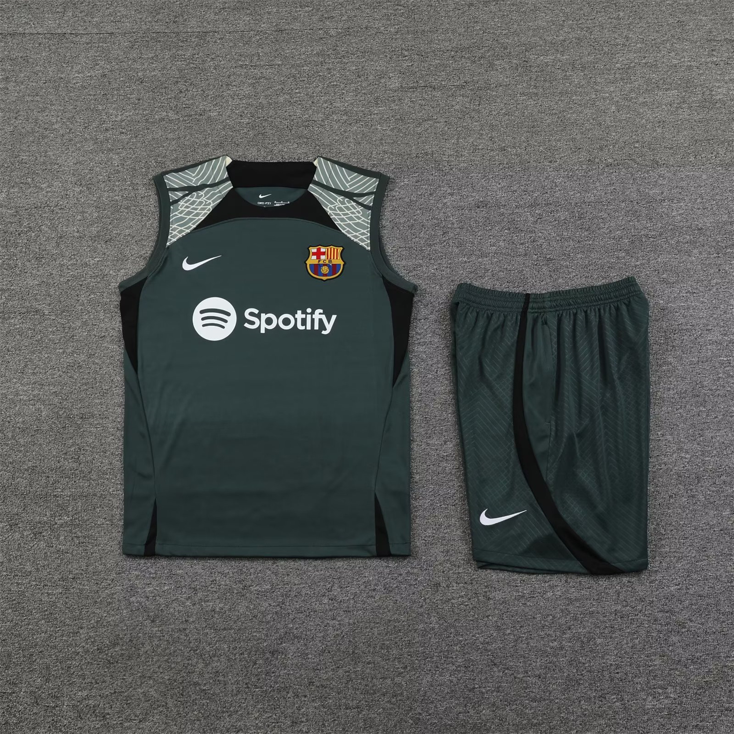 B.A.R.S.A 23-24 Dark Green Player Training Vest Set