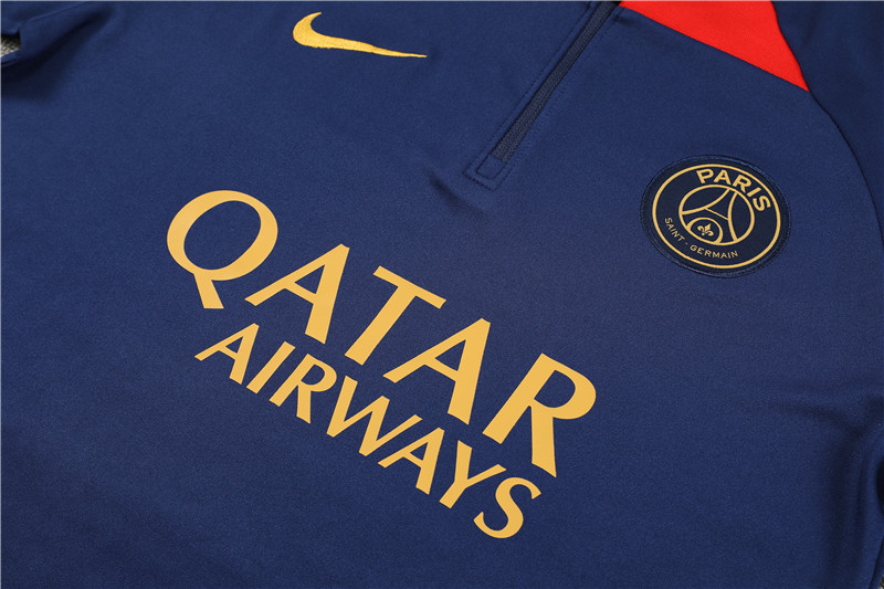 Paris Saint-Germain PSG 23-24 Long Sleeve Training Set -Royal Blue