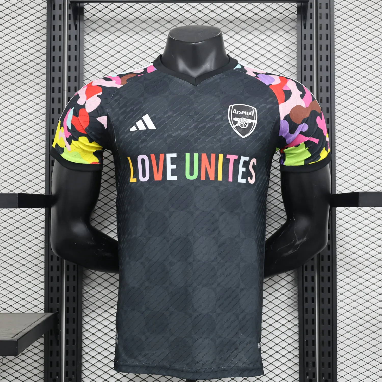 Arsenal 23-24 LOVE UNITES Pre-match Jersey - Player Version