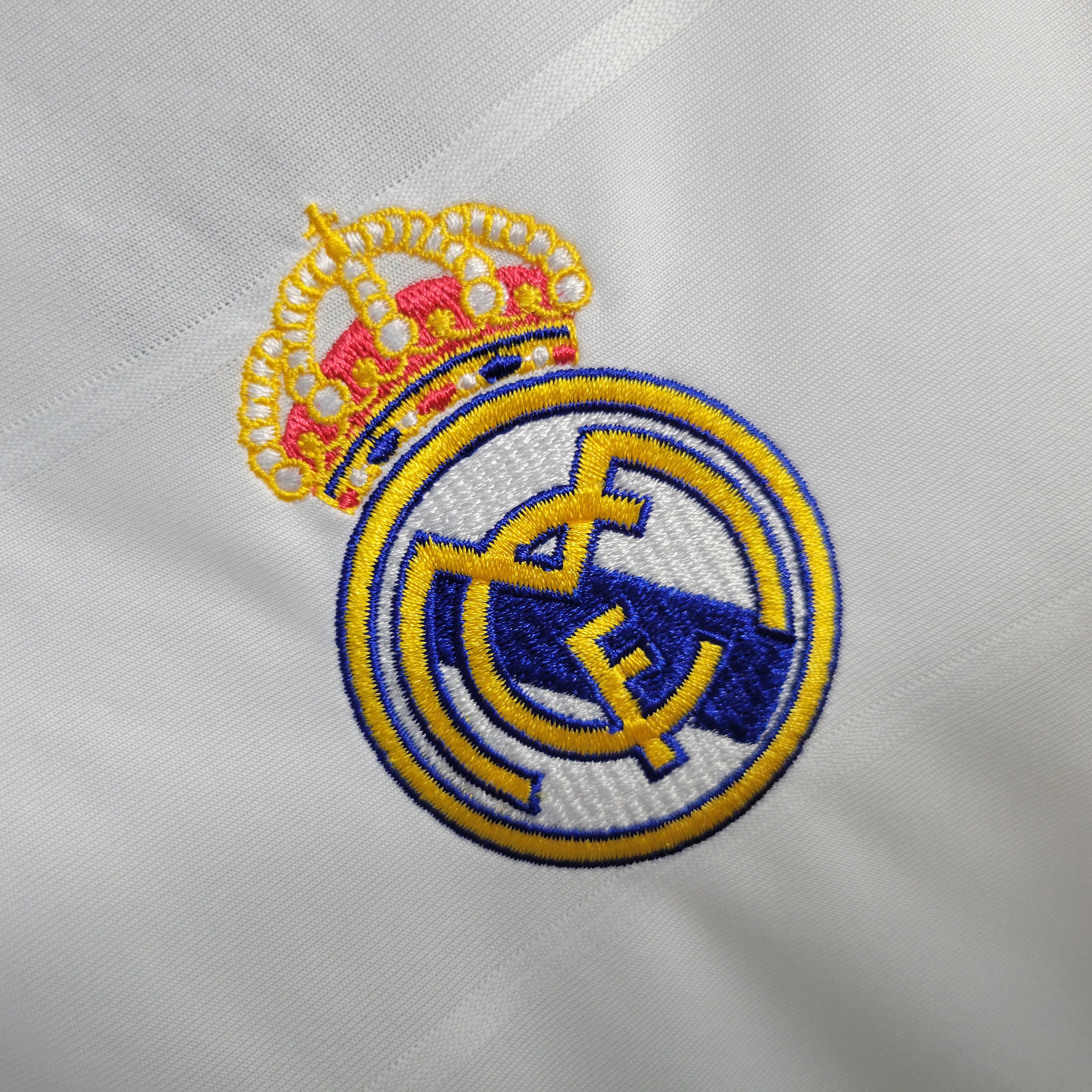 Retro Real Madrid 13-14 Home Stadium Long Sleeve Jersey