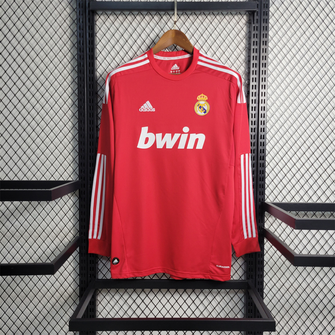 Real Madrid Retro 11-12 Third Away Long Sleeve Jersey