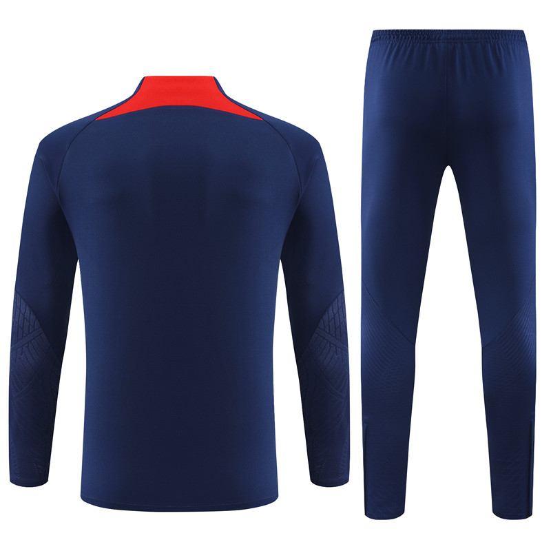 Paris Saint-Germain PSG 23-24 Long Sleeve Training Set -Royal Blue