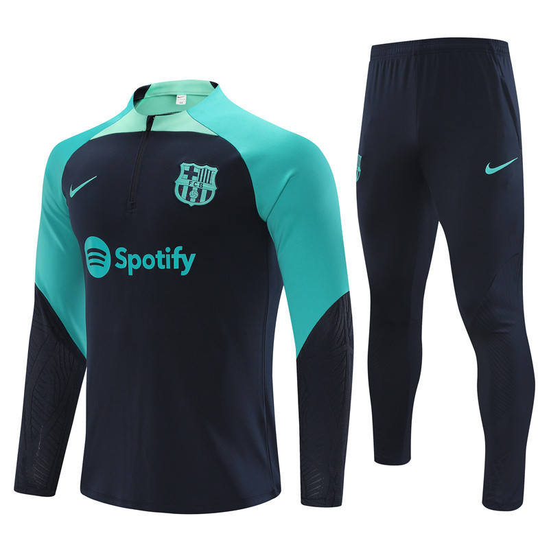 B.A.R.S.A 23-24 Kids Long Sleeve Training Set Royal Blue