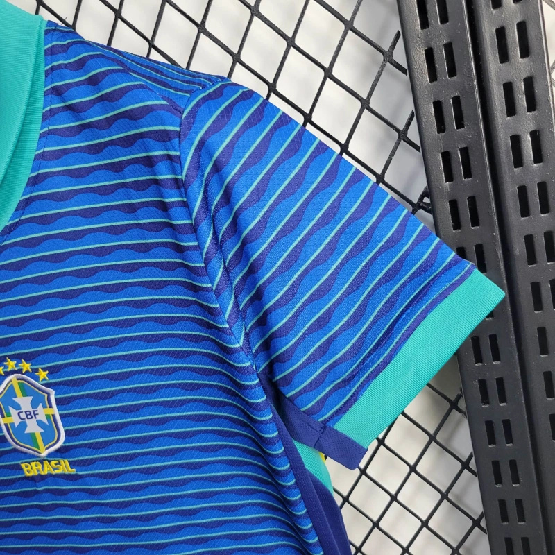 Brazil 2024 Away Stadium Kids Kit