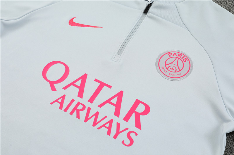 Paris Saint-Germain PSG 23-24 Long Sleeve Training Set -Light Grey