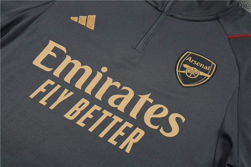 Arsenal 23-24 Long Sleeve Training Set -Dark Grey
