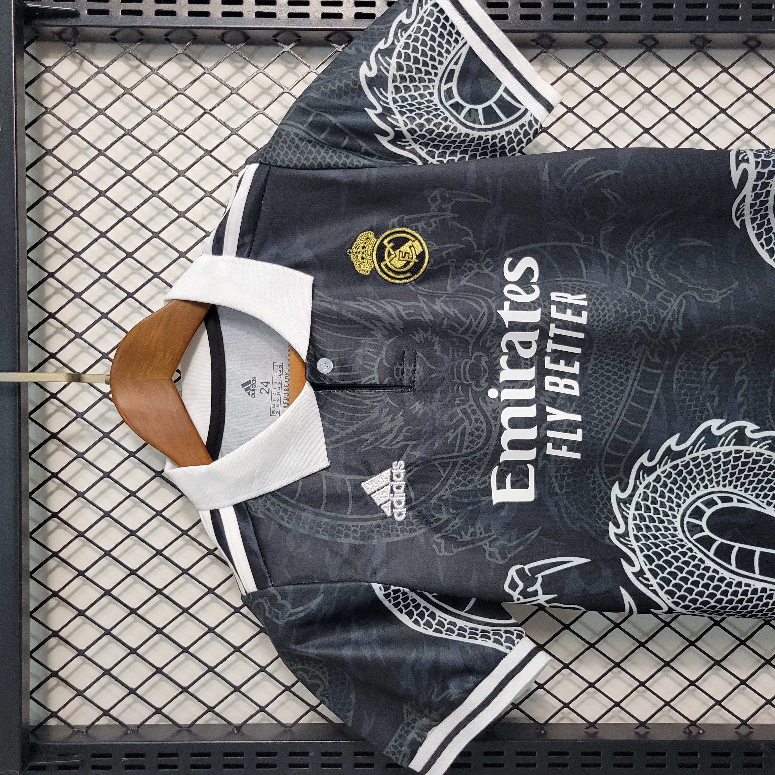 23-24 Real Madrid Special Edition Black Kit - Kids Kit
